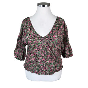 Unisex Lindex - Short-sleeved blouse, size 44 - Black (1)