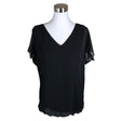 Unisex Esprit - Short-sleeved blouse, size 38 - Black ()