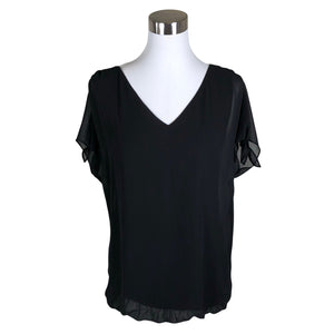 Unisex Esprit - Short-sleeved blouse, size 38 - Black (1)