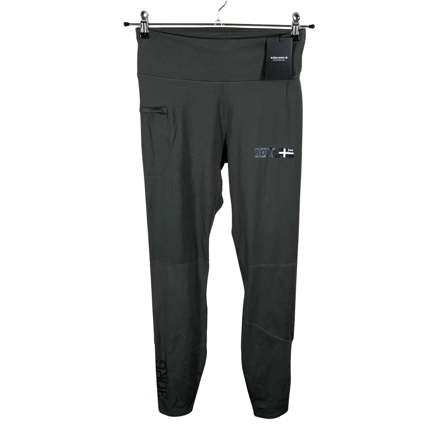 Unisex Björn Borg - Sports tights, size 38 - Green (1)