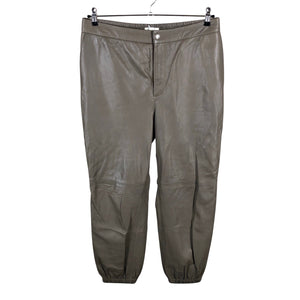 Unisex Part two - Leather pants, size 46 - Brown (1)