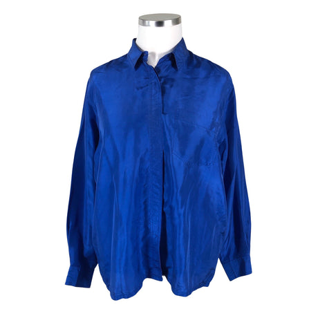 Unisex Stockmann Silk - Blouse, size 42 - Blue ()