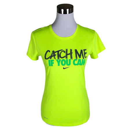 Unisex Nike - Sports shirt, short sleeve, size 36 - Green ()