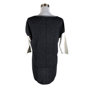 Unisex Part two - Knit tunic, size 40 - Gray (2)