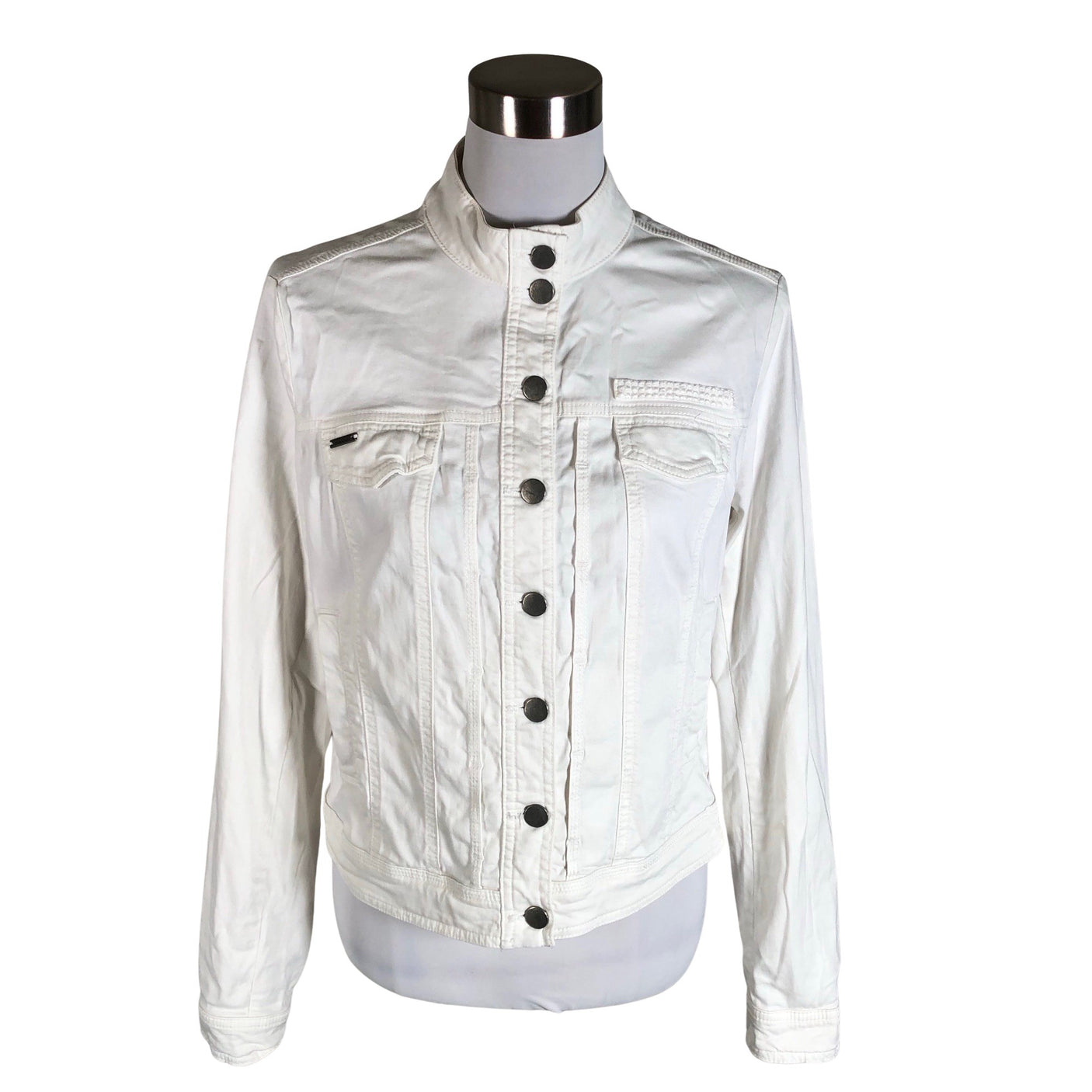 Unisex Friendtex - Denim jacket, size 38 - White (1)