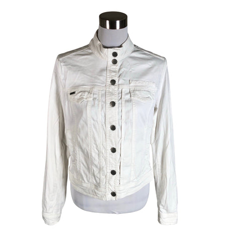 Unisex Friendtex - Denim jacket, size 38 - White ()