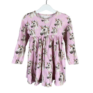 Unisex Metsola - Tricot dress, size 98 - 104 - Light pink (1)