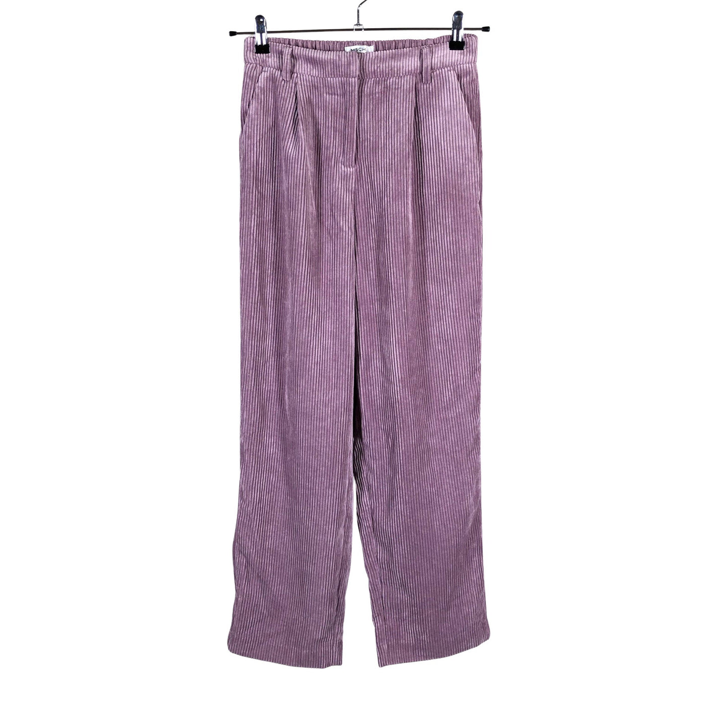 Unisex MSCH Copenhagen - Velvet pants, size 36 - Violet (1)