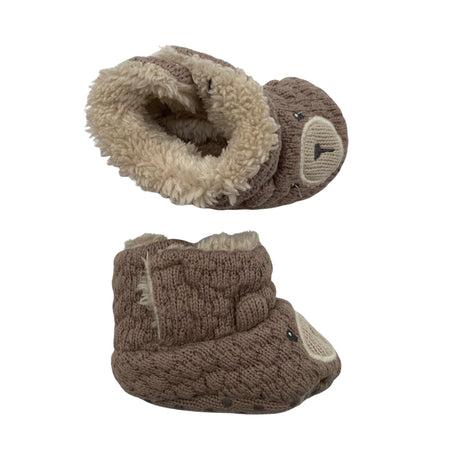 Unisex Newbie - Spring/Fall booties, size 13 - Brown ()