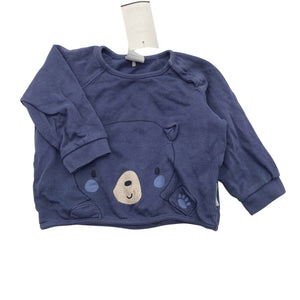 Unisex Polarn O. Pyret - Sweatshirt, size 68 - 74 - Blue (1)
