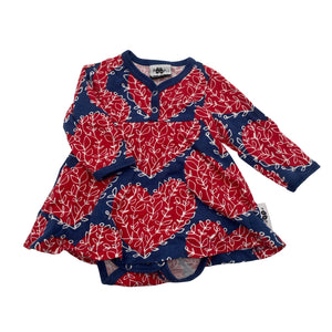 Unisex PaaPii - Body, size 50 - 56 - Red (1)