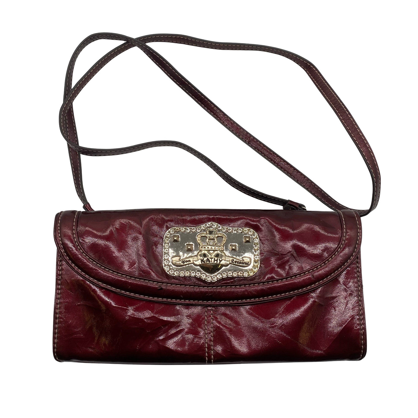 Unisex Kathy Van Zeeland - Shoulder bag, size Mini - Wine red (1)