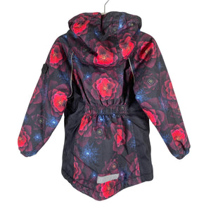 Unisex Name It - Winter jacket, size 104 - 110 - Wine red (2)