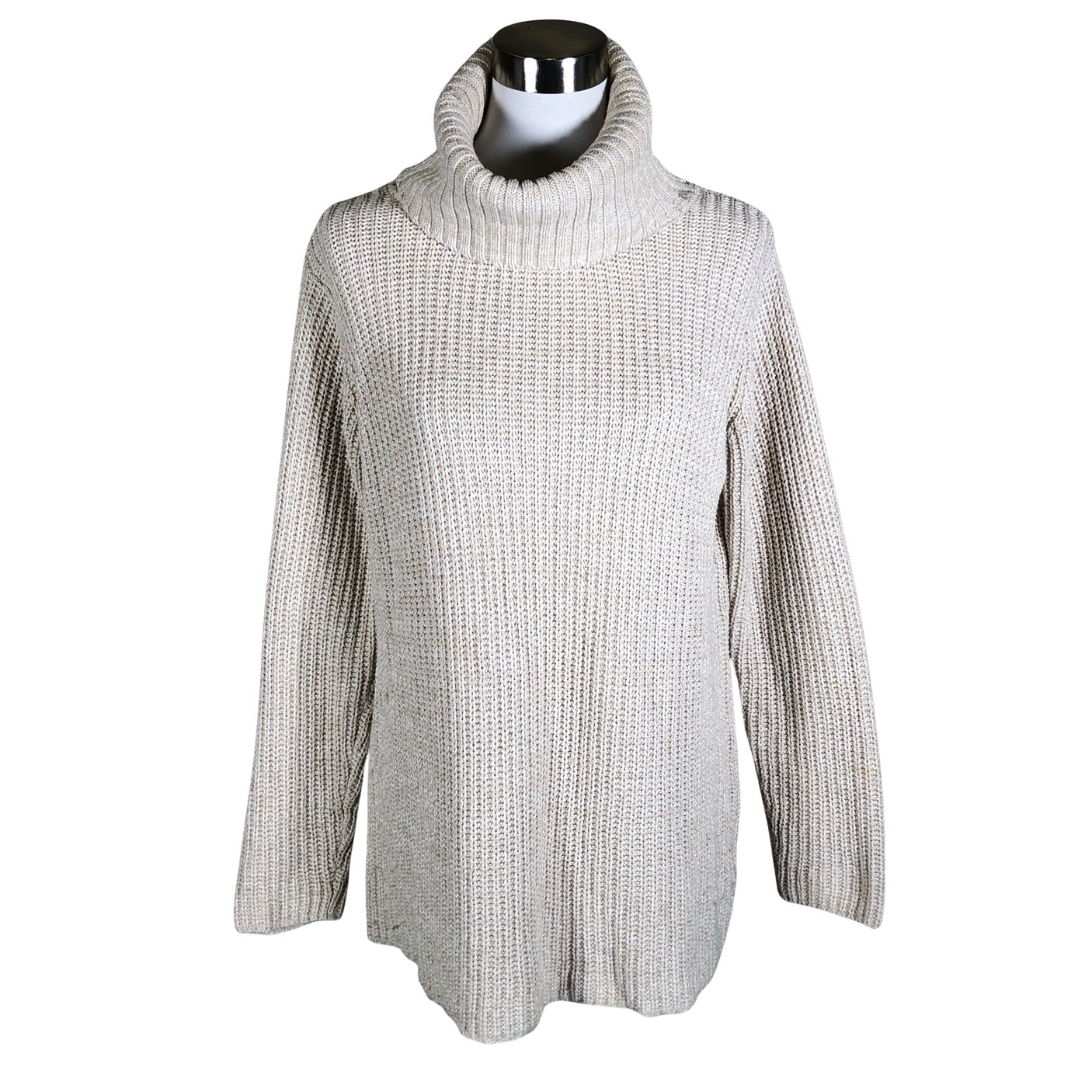 Unisex Free Quent - Knit tunic, size 38 - Beige (1)