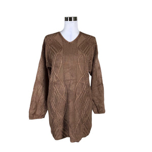 Unisex Pierre Cavallo - Knit dress, size 40 - Brown (1)