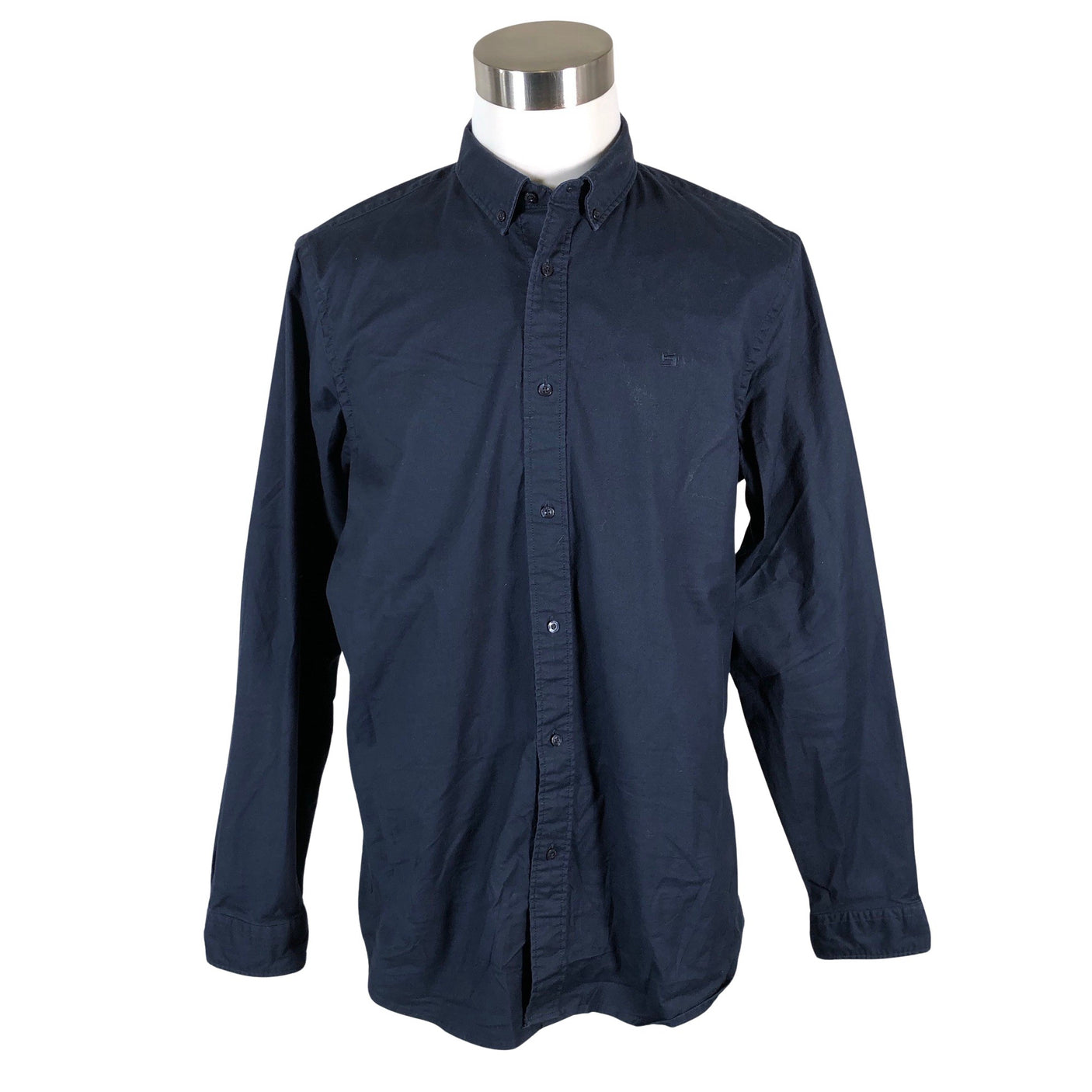 Unisex Scotch&Soda - Collared shirt, size XL - Blue (1)