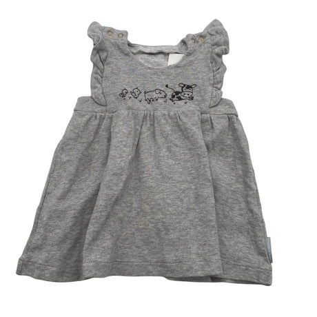 Unisex Polarn O. Pyret - Tricot dress, size 62 - 68 - Gray ()