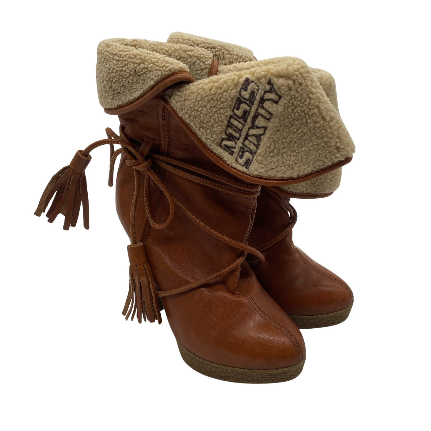 Unisex Miss Sixty - Ankle boots, size 36 - Brown (2)
