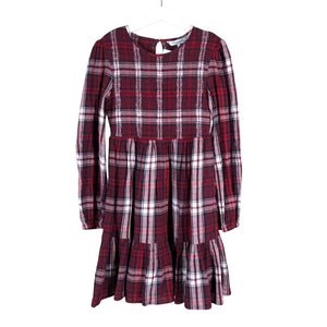 Unisex Tommy Hilfiger - Schiffon dress, size 146 - 152 - Wine red (1)