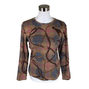 Unisex Lauren Ralph Lauren - Tricot shirt, size 40 - Brown (1)
