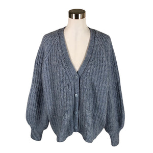 Unisex La Maille Sezane - Cardigan, size 40 - Blue (1)