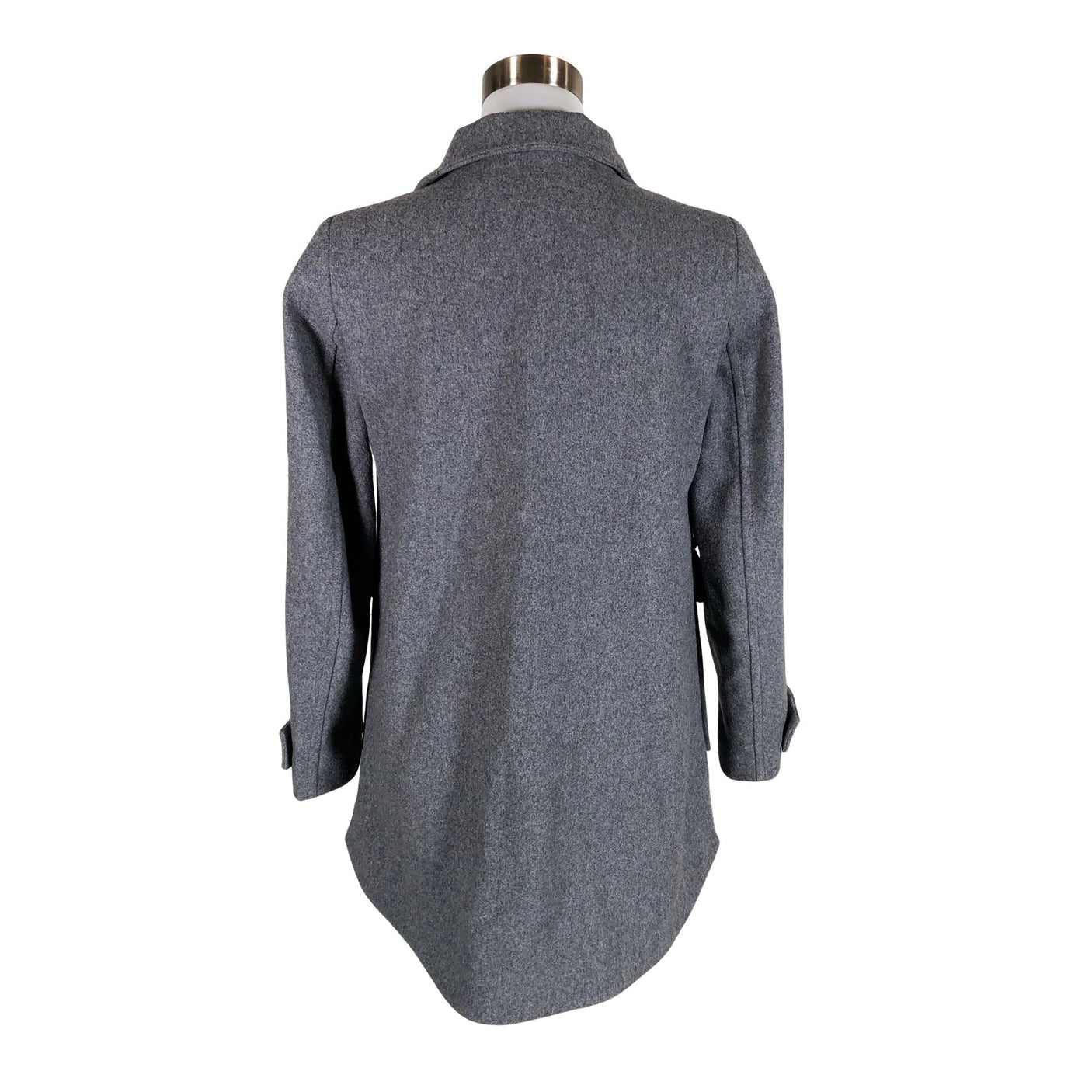 Unisex Benetton - Wool coat, size 34 - Gray (2)