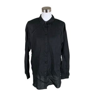Unisex Nanso - Collared shirt, size 38 - Black (1)