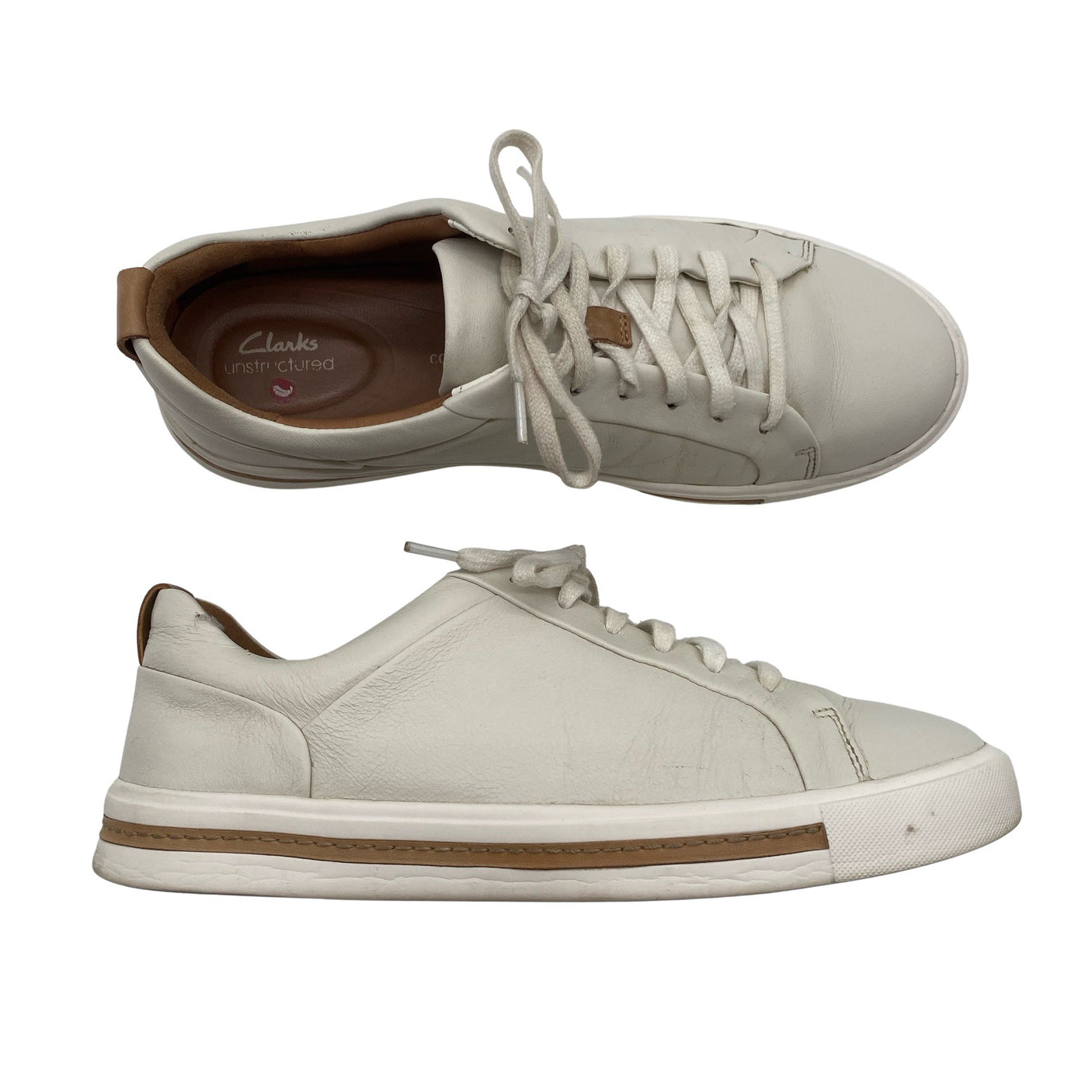 Unisex Clarks - Casual sneakers, size 38 - White (1)