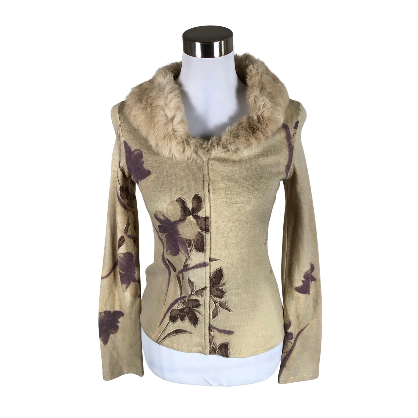 Unisex Lorena Conti - Cardigan, size 38 - Beige (1)