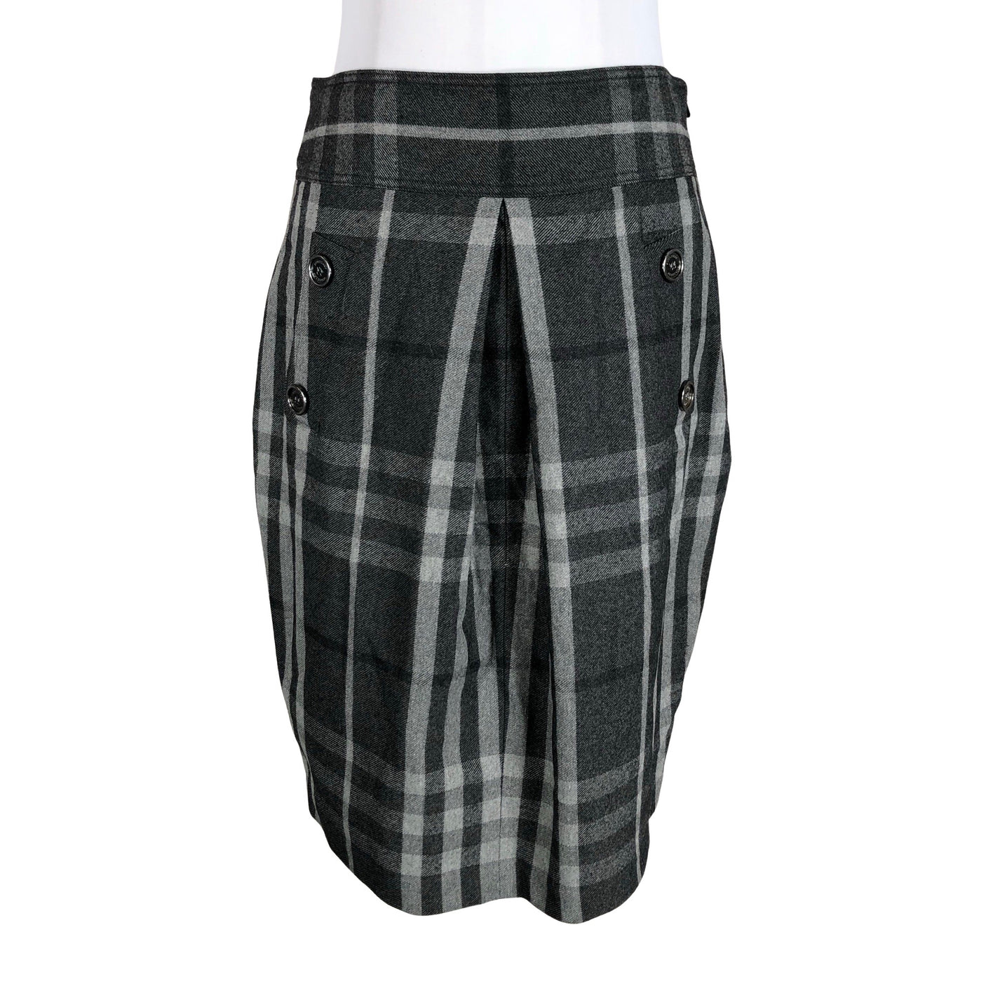 Unisex Burberry - Fabric skirt, size 38 - Gray (1)