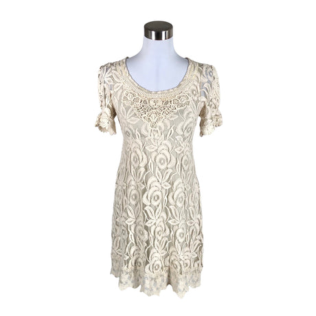 Unisex Cream - Party dress, size 34 - Beige ()