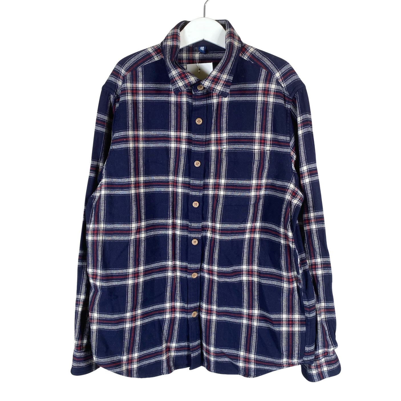 Unisex Uniqlo - Flannel shirt, size 146 - 152 - Blue (1)