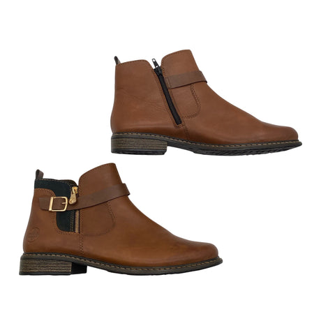 Unisex Rieker - Ankle boots, size 43 - Brown ()