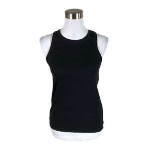 Unisex Bruuns Bazaar - Tricot tank top, size 40 - Black (1)