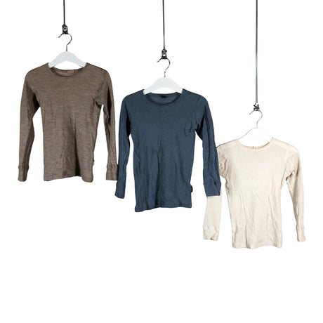 Unisex Dilling - Thermal shirt, size 110 - 116 - Brown ()