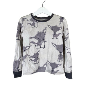 Unisex Handmade - Tricot shirt, size 116 - 122 - Gray (1)