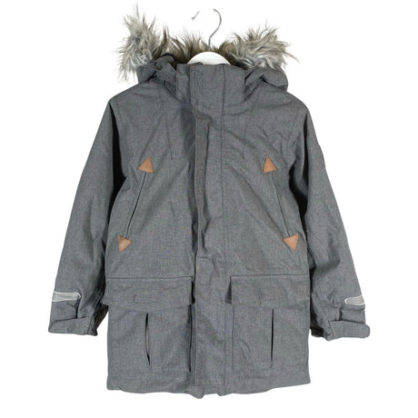 Unisex Polarn O. Pyret - Winter jacket, size 110 - 116 - Gray ()