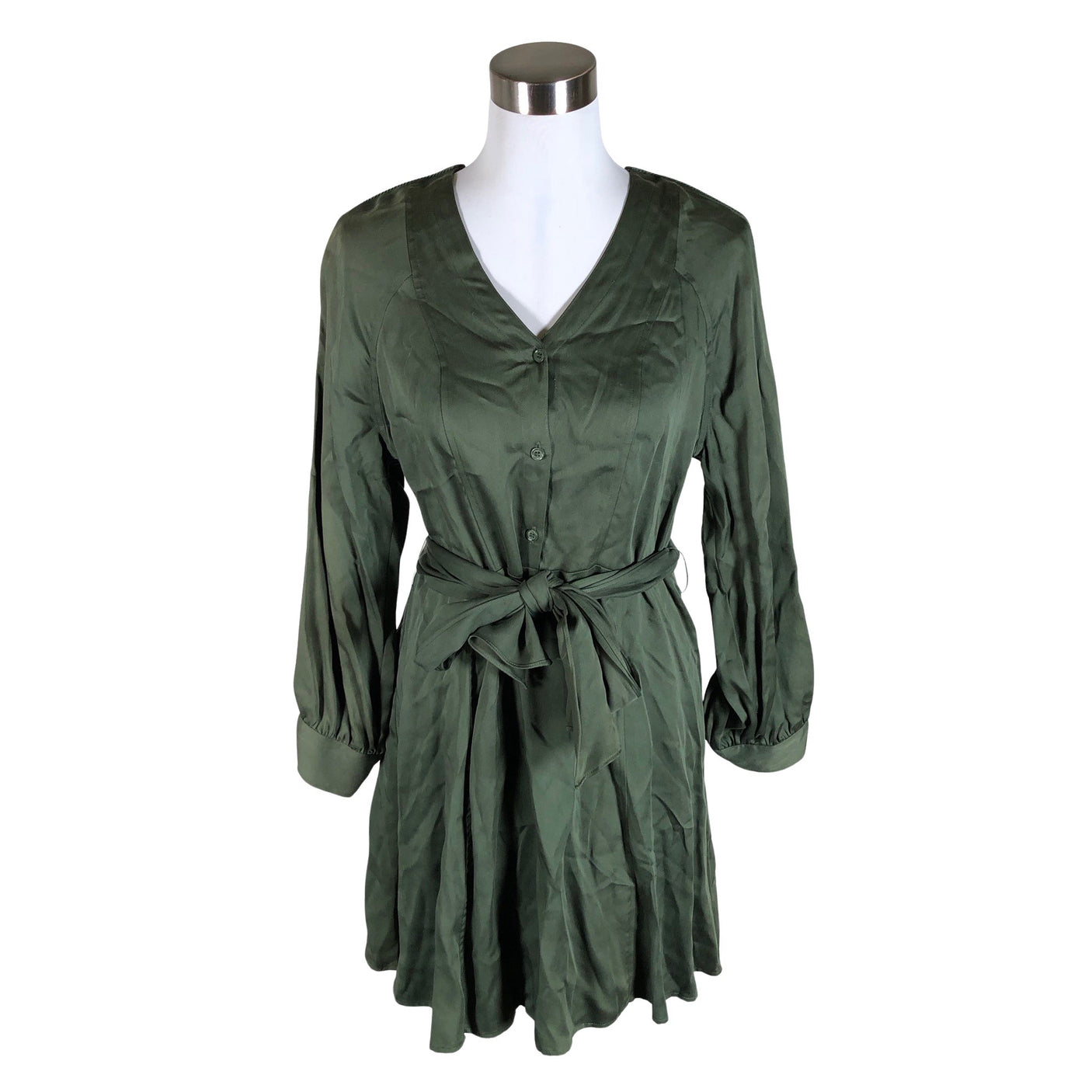 Unisex Rodebjer - Schiffon dress, size 36 - Green (1)