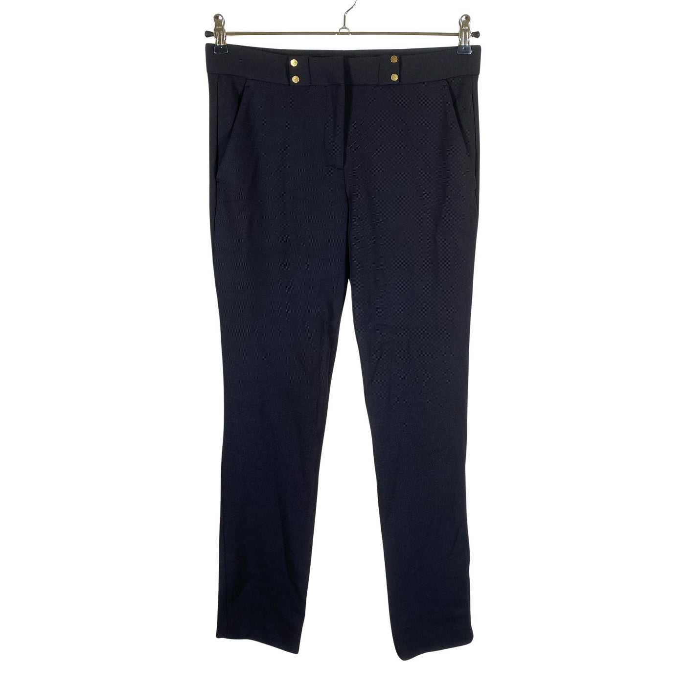 Unisex Massimo Dutti - Straight leg trousers, size 38 - Black (1)