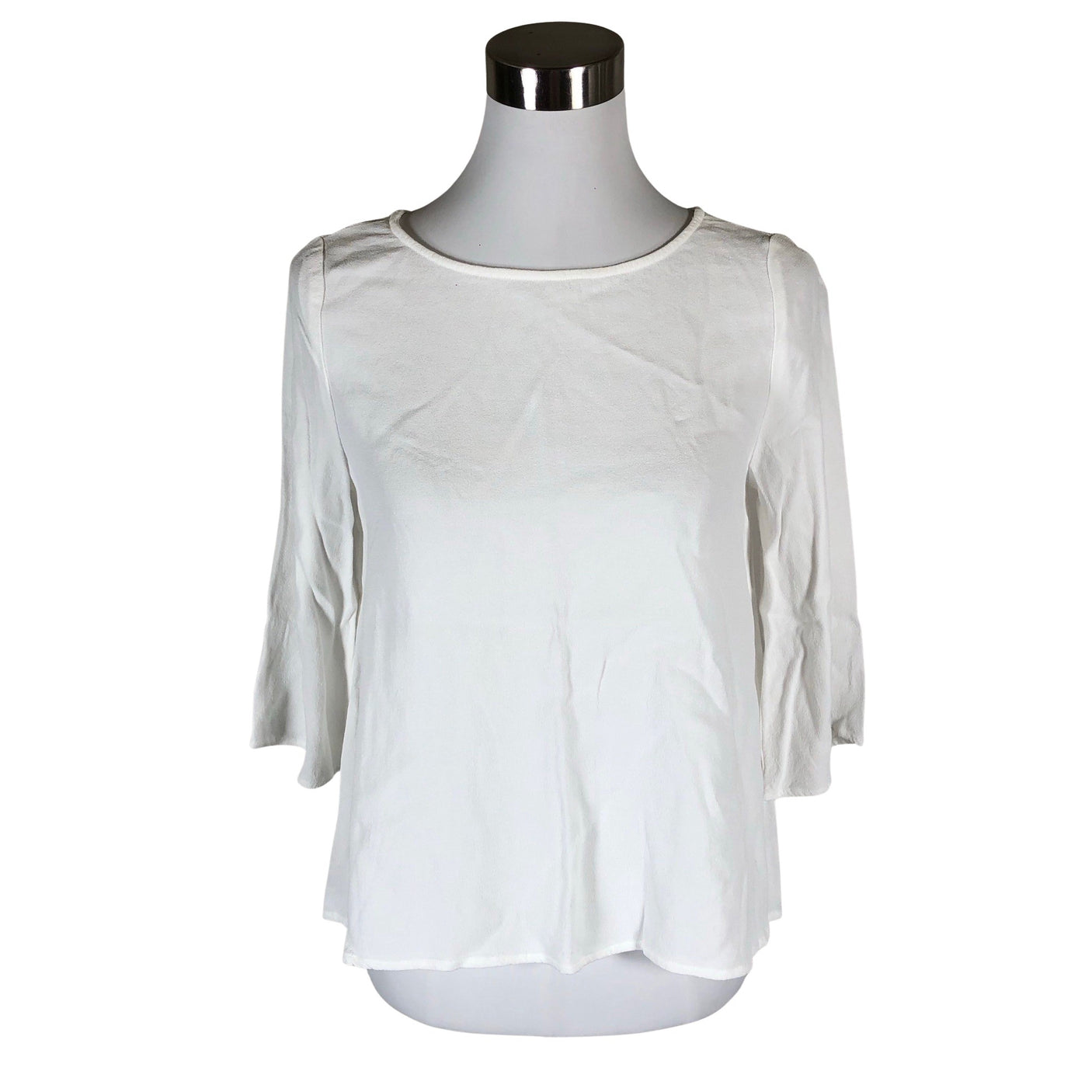 Unisex Ril's - Short-sleeved blouse, size 38 - White (1)