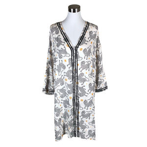 Unisex Women'secret - Schiffon dress, size 36 - Natural white (1)