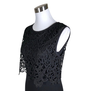 Unisex Luisa Cerano - Sheath dress, size 38 - Black (3)
