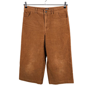 Unisex R-collection - Velvet pants, size 38 - Brown (1)