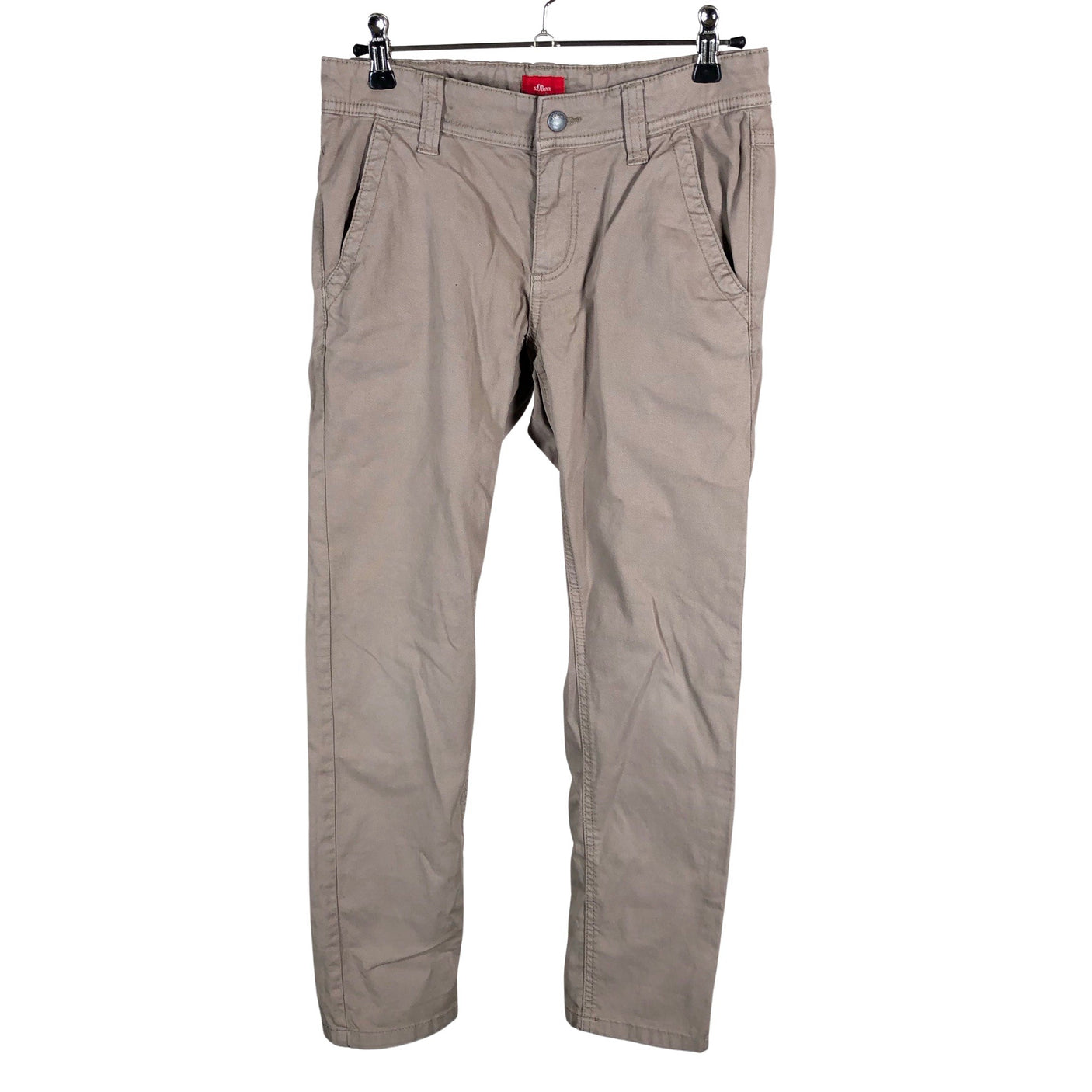 Unisex s.Oliver - Chinos, size 122 - 128 - Brown (1)