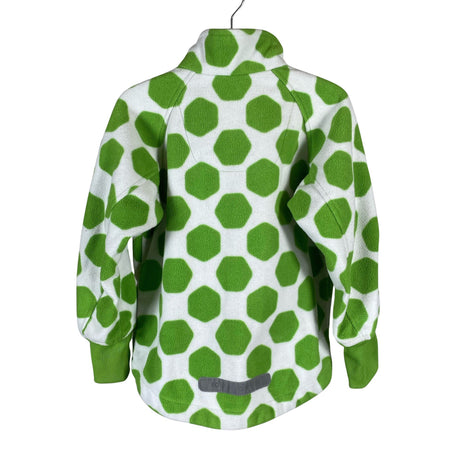 Unisex Polarn O. Pyret - Windfleece jacket, size 104 - 110 - Green (2)