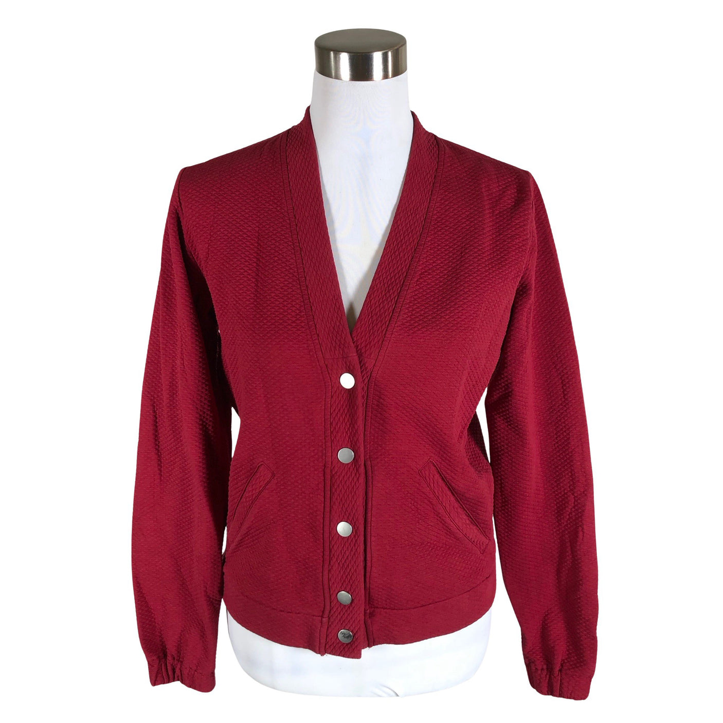 Unisex NOSH - Sweat jacket, size 36 - Wine red (1)