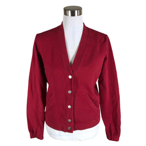 Unisex NOSH - Sweat jacket, size 36 - Wine red (1)