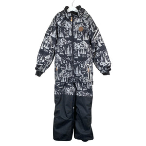 Unisex Jonathan - Winter overall, size 128 - 134 - Black (1)
