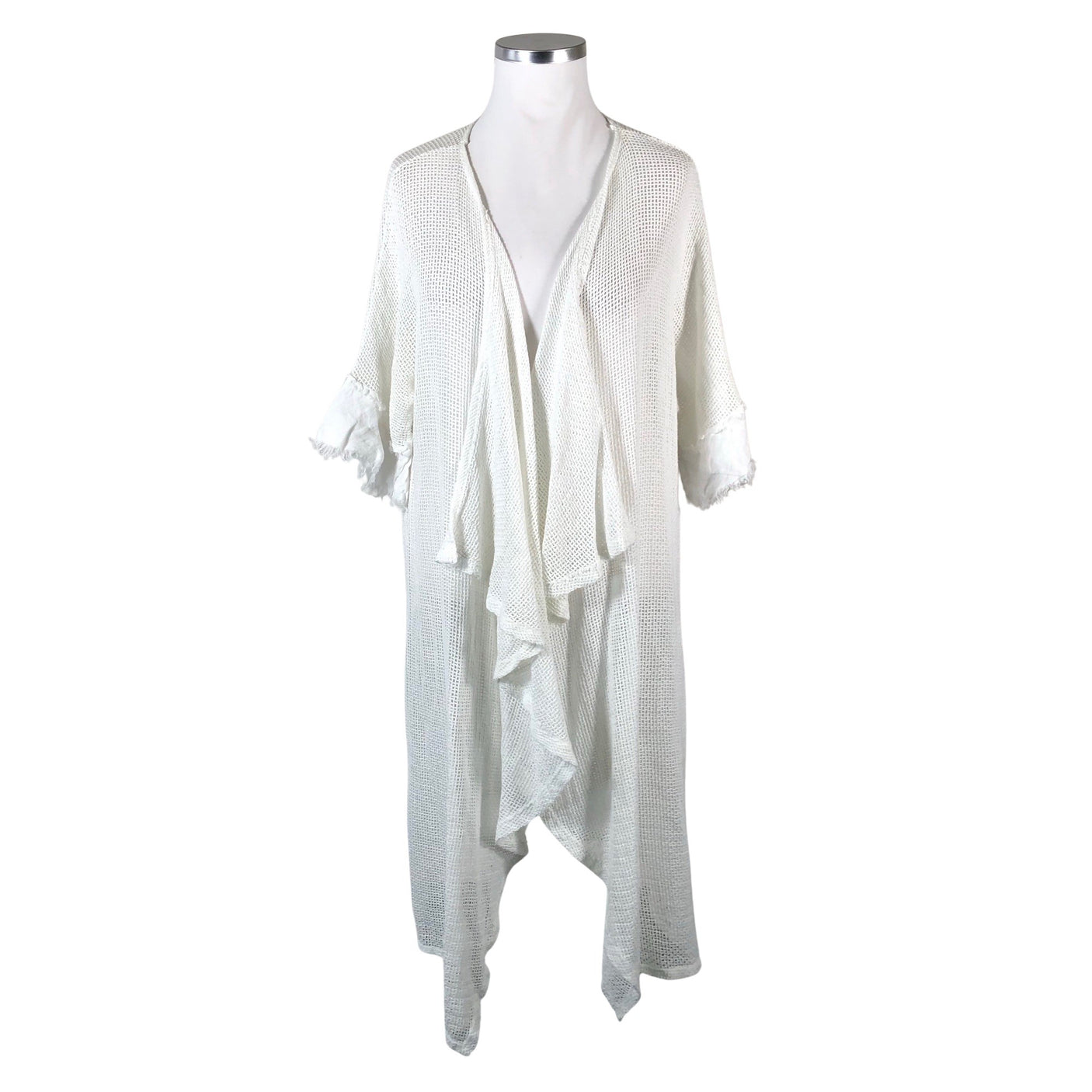 Unisex Wilhelmiina - Cardigan, size 46 - White (1)