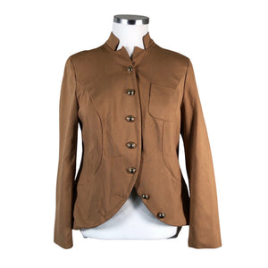 Unisex Muotikuu - Sweat jacket, size 44 - Brown (1)
